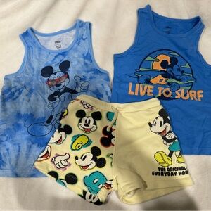 Mickey Mouse Tank Top and Shorts Set